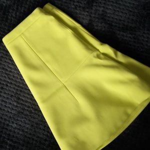JCrew Neon Scuba Skirt